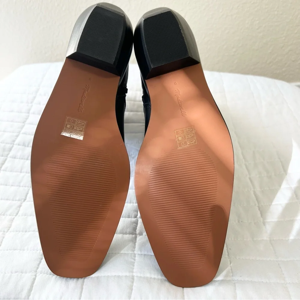 Madewell The Idris Ankle Boot in True Black Size 9 NWOB - Picture 8 of 10